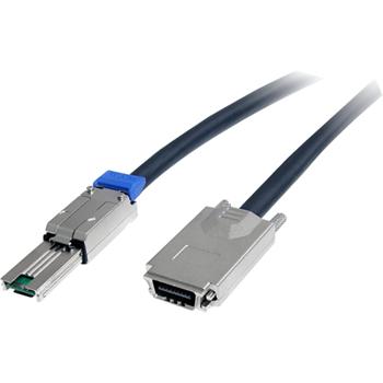 External SAS cable, 2m, SASx4 (SFF-8470) to mSASx4 (SFF-8088)