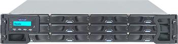 Infortrend (ES S12F-R1840-4) 2U 12-bay 8x 8G FC ports 12x HDD 3G SAS/SATA Dual RAID 4GB cache