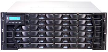 Infortrend (ES S24F-G1840-4) 4U 24-bay 4x 8G FC ports 24x HDD 3G SAS/SATA Single RAID 2GB cache