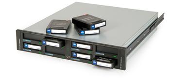 RDX QuikStation 8900-RDX Library, 8x RDX iSCSI, 2x 1GbE, 2U rack