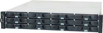 EonNAS 3012SC 2U/12 bay Unified Storage(NAS and iSCSI) Single controller, 4 x GbE ports