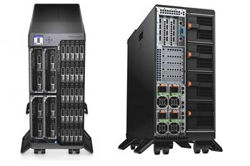 Server DELL PowerEdge VRTX, 1x CPU E5-2630 v3 2.20GHz, 4x16GB RDIMM, 7x900GB SAS